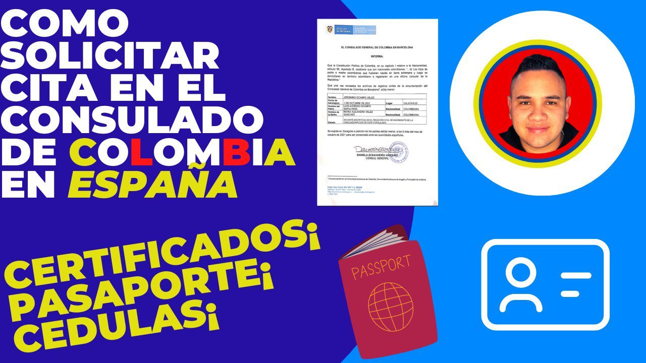 cita consulado colombiano en barcelona