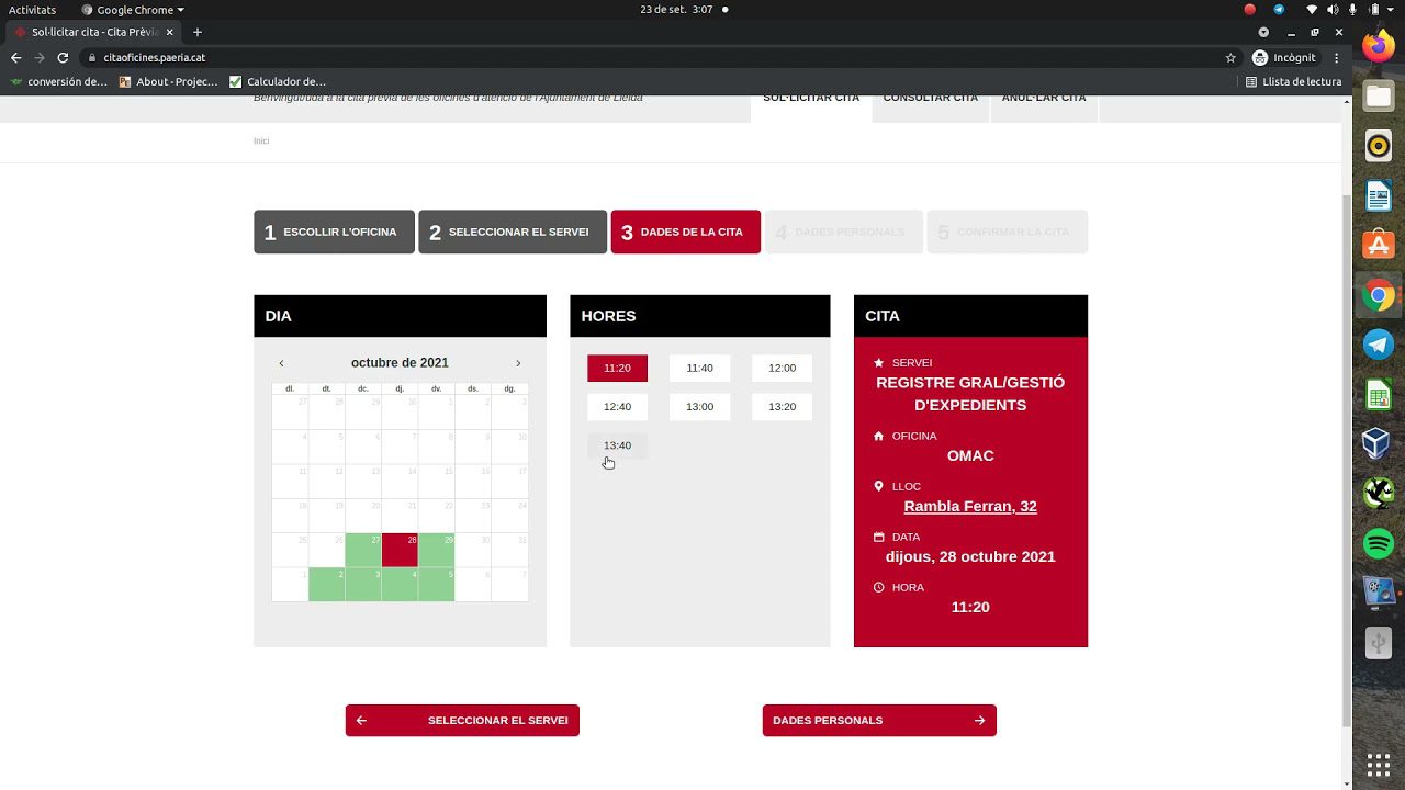 cita ajuntament lleida